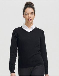S-90010-Womens V-Neck Sweater Galaxy 2